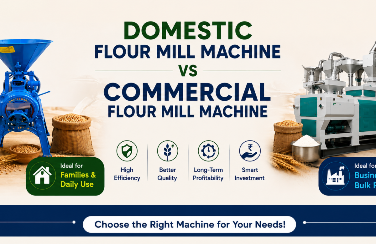  Domestic Flour Mill Machine vs Commercial Flour Mill Machine