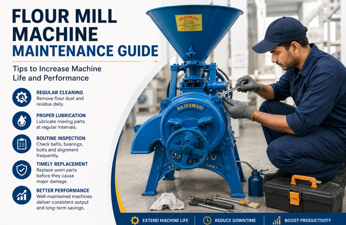  Flour Mill Machine Maintenance Guide: Tips to Increase Machine Life and Performance